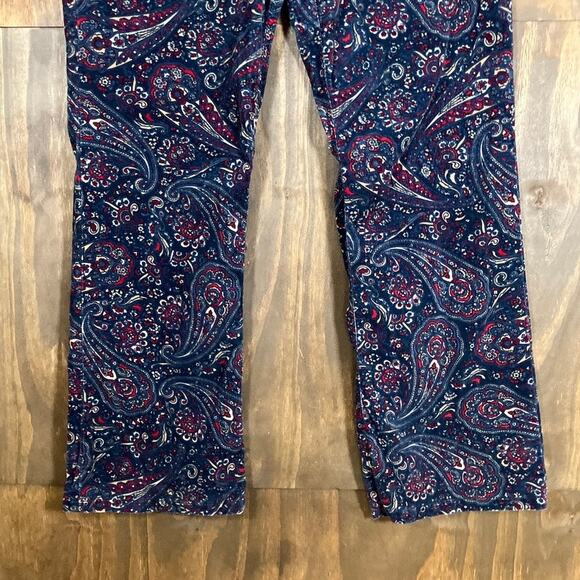 Vintage Tommy Hilfiger Womens Jeans Multi Paisley Corduroy Bootcut Stretch 16 - Picture 3 of 11